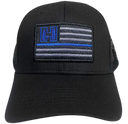 Hornady Gear 10160 Hornady Blue Line Black American Flag Patch 154604