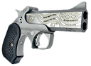 Bond Arms DT47-45/410 DT-47 Trump 47th President 45 Colt (Long Colt)/.410 2 Shot4.25" Stainless w/Gold Engraving Double Barrel, Stainless Steel Frame, Black Extended B6 Resin Grips 174512