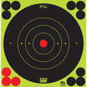 Pro-Shot 6" SplatterShot Green Bullseye Targets 12/ct PX6BGREEN12PK