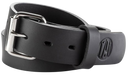 1791 Gunleather BLT014044SBLA 01  Gun Belt Stealth Black Leather 40/44 1.50" Wide Buckle Closure 114054