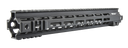 Geissele Automatics 05315B Mk4 Super Modular Rail 15" M-LOK Style Made of 6061-T6 Aluminum with Black Anodized Finish for AR-Platform 37465