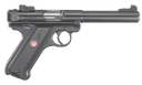 Ruger 40101 Mark IV Target 22 LR 10+1 5.50" Blued Bull Barrel Blued. Blued Aluminum Frame, Drilled & Tapped Receiver, Black Checkered Polymer Grip, Right Hand 22347