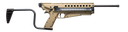 Kel-Tec R50TAN R50  5.7x28mm 50+1 16.10" Threaded Barrel, Tan Receiver & Polymer Grip, Side-Folding Stock, Adjustable Sights, QD Sling Mount 154363