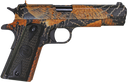 Iver Johnson Arms 1911A1BOA 1911 A1 BOA 45 ACP 8+1 5" Black Steel Barrel, BOA Snakeskin Steel Serrated Slide, BOA Snakeskin Steel Frame w/Beavertail, Black Dymondwood Snakeskin Grip 174701