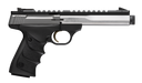 Browning 051589490 Buck Mark Contour SR 22 LR 10+1 5.63" 5.90" Stainless Steel Threaded Barrel, Stainless Serrated Slide, Aluminum Frame, Picatinny Rail, Black URX Grip 162632