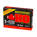 K.O. 20 GAUGE 2-3/4'' 3/4OZ RIFLED SLUG 5/BOX 105202386