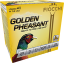 Fiocchi 203GP5 Golden Pheasant Extrema 20Gauge 3" 1 1/4oz 5Shot 25 Per Box/10 Case 116575