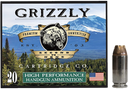 Grizzly Ammo GC4SW4   40S&W 180gr Jacketed Hollow Point 20 Per Box/10 Case 179681