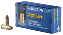 PPU PPH9F2 Handgun  9mmLuger 124gr Full Metal Jacket 50 Per Box/20 Case 57099