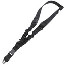 TacShield Shock Sling Single Point 1.25" Black with Double QRB INT6010BK