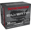 Winchester Silvertip Handgun Ammunition .38 Spl 110 gr. HP 945 fps 20/ct WNW38ST