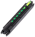 HiViz MGH2007I Magni-Hunter Magnetic Front Sight  Black | Green/Red Fiber Optic 68209