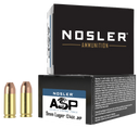 Nosler 51286 Assured Stopping Power Handgun 9mmLuger 124gr Jacketed Hollow Point 20 Per Box/20 Case 98605