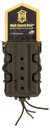 High Speed Gear 162R01OD X2R Taco V2 Mag Pouch Double, OD Green Polymer, Belt Clip/MOLLE U-Mount, Compatible w/ AR/AK Rifle Mags 156221
