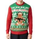 Magpul MAG11989753X Ugly Christmas GingARbread Man Multi-Color, Cotton/Acrylic, Long Sleeve, 3XL 154702