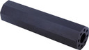 GUNTEC AR15 FAKE SUPPRESSOR</br>4.5" 1/2X28 THREADS BLACK 45FAKEAROCTO