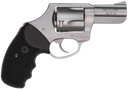 Charter Arms 74421 Bulldog  Large 44 Special, 5 Shot 2.50" Matte Stainless Steel Barrel, Cylinder & Frame w/Black Finger Grooved Rubber Grip 48880