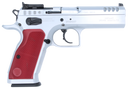 Tanfoglio IFG TFSTOCK29OR Stock II  9mm Luger 16+1 4.44" Stainless Polygonal Rifled Barrel, Ported Slide & Frame w/Red Polymer Grips Right Hand 146339