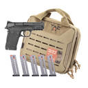 Smith & Wesson M&P380 Shield EZ M2.0 Handgun Bundle .380 Auto 8rd Magazines (5) 3.68" Barrel Black with Case SW14678