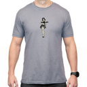 Magpul MAG1117-041-XL Hula Girl CVC  Stone Gray Heather Cotton/Polyester Short Sleeve XL 184503