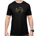 Magpul MAG1292-001-3XL Tiger Stripe Icon  Black Cotton/Polyester Short Sleeve 3XL 184523
