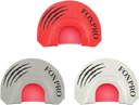 Foxpro LOADEDGUN Loaded Gun Combo Diaphragm Call Double/Triple Reed Coyote Sounds Attracts Coyotes Gray/Red/White 3 Piece 126556