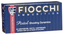 FIOCCHI 380 AUTO 90GR JHP 50BX 380APHP