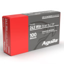 AGUILA 243 WIN 100GR INTERLOCK BTSP 20RD BX 10 BOXES PER CASE AGUI8047AG