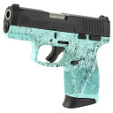TAURUS G3C 9MM 3.26" PSTL 3-12RD CYAN SPLATTER BK/BK TAUR1_G3C931_SP4