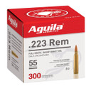 AGUILA 223 55GR FMJ BULK PK 300RD 4 PER CS AGUI1E223108