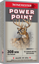 WINCHESTER SUPER X POWER POINT 308WIN 180GR 20RD BX 200RD CASE WINCX3086
