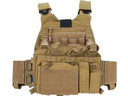 GUARD DOG TRAKR PLATE CARRIER FDE W/ PLACARD (15002) GUARTRAKR-FDE-PRO