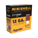 AGUILA 12GA MINI SHELL 1 3/4" 5/8 OZ 7.5 25RD BX 10 BOXES PER CS AGUI1CHB1387