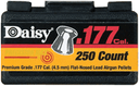 DAISY 177 FLAT HEAD PELLETS250 COUNT BELT PACK/ 12PK CASE 257