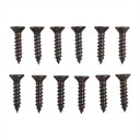 8X3/4'' STEEL FLAT HEAD WOOD SCREWS BLUED 12 PACK 080550875