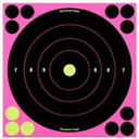 BC SHOOT-N-C PINK 8 BULLS-EYE TGT 6/PK BC 34808