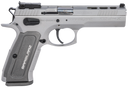 SAR USA K12STSPX K12 Sport X 9mm Luger 17+1 4.70" Stainless Target Crown Barrel, Matte Stainless Steel Ported/Serrated Slide, Matte Stainless Steel Frame w/Beavertail, Gray Polymer Grip, Right Hand 137787
