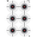BC EZE-SCORER MULTIPLE BULLS-EYE 23X35 5PK BC 37037