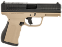 FMK FMKG49DE G3  9mm Luger 14+1 4" Stainless Steel Barrel, Black Optic Cut/Serrated Carbon Steel Slide Flat Dark Earth Polymer Frame w/Picatinny Rail, Black Backstrap Grip 153233