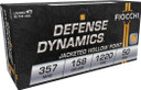 FIO DEFENSE 357MAG 158GR JHP 50/20 FIO 357B