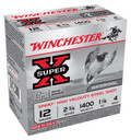 WINCHESTER XPERT 12GA 2.75"1-1/8OZ #4 1400FPS 25RD 10BX/C AWEX12H4
