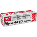 WIN USA 9MM NATO 124GR FMJ 100/10 VALUE PACK WIN W9NATOVP