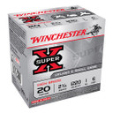 WIN SUPER-X UPLAND/SMALL 20GA 2.75 1OZ #6 25/10 WIN X206