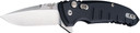 HOGUE X1 MICROFLIP 2.75" FOLDRDROP POINT BLADE ALUMINUM BLK! 24170H