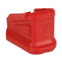 ZEV +5 BASEPAD FOR GLOCK 17 MAGAZINE RED ZEV BPADG175R