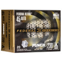 FED PUNCH 45ACP 230GR JHP 20/10 FED PD45P1