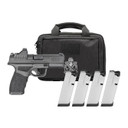 Springfield Gear Pac Hellcat Pro OSP Handgun 9mm Luger 15rd(4) Magazines 3.7" Barrel Black Green Dot Bag FKHCP9379BOSP15PAC
