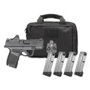 Springfield Gear Pac Hellcat Micro-Compact OSP Handgun 9mm Luger 10rd Magazines(4) 3" Barrel Green Dot & Bag CA Compliant FKHC9319BOSPCAPAC