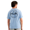 Huk Marlin Circle Short Sleeve Pocket Shirt Cerulean S ATH1000594423S