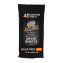DDW BLK PREM DRYER SHEETS 40/CTN DDW117019